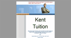 Desktop Screenshot of kenttuition.co.uk