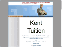 Tablet Screenshot of chathamgcsetutor.kenttuition.co.uk